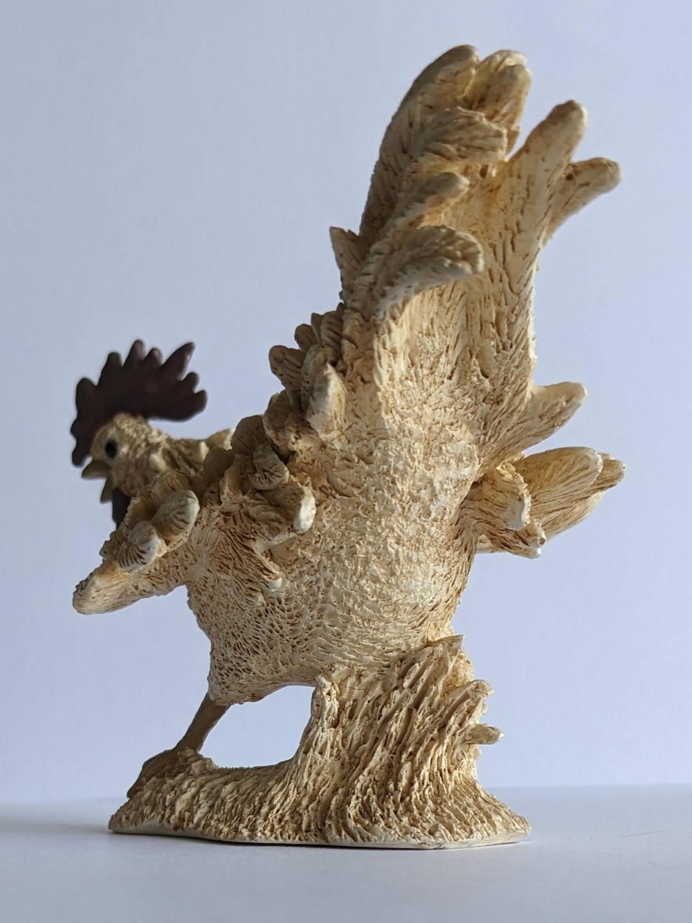 Pete Apsit Farmhouse Rooster Figurine Hand Painted Resin Chicken Rustic Country - Picture 13 of 16